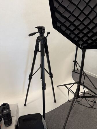 Komplet fotostudio alt følger med