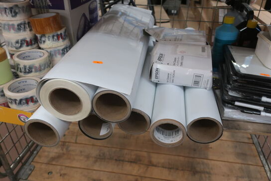 Tape, magnetpapir m.m.