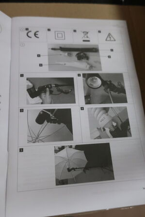 Fotolys, lampe, fedtsprøjte m.m 