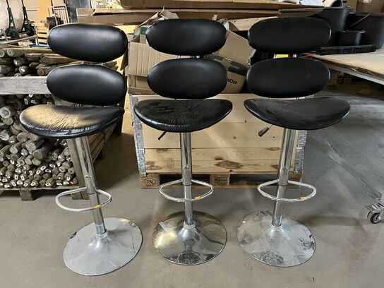 3 stk. barstole