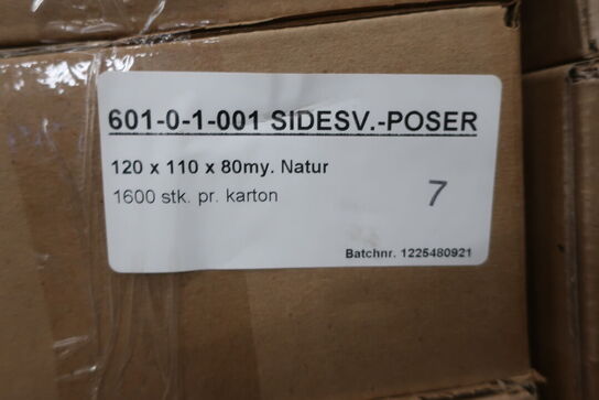 20800 stk. plastikposer (13 kasser)