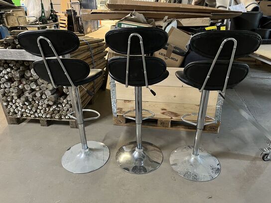 3 stk. barstole