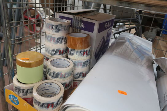 Tape, magnetpapir m.m.