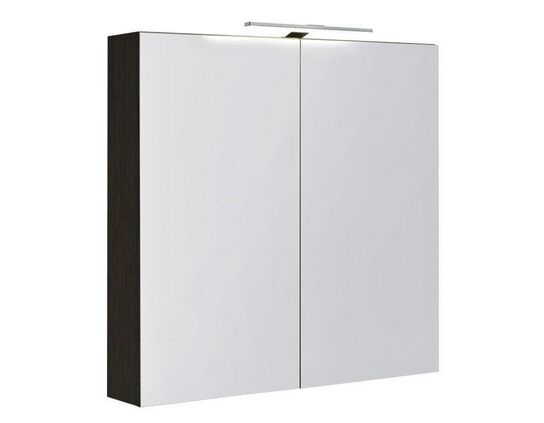 MS81 Spejlskab 800x700mm, mørk cortina eg,