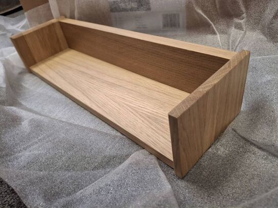 Ny Massive Eg Hylde 40x8x12cm