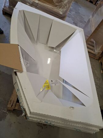 Strømberg NORDUM Hjørnebadekar Hvid Akryl