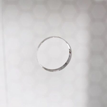 DLA30 Lucca 30 dobbelt svingdøre, 8mm Brun glas, Krom hængsler