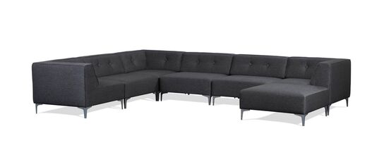 Ny 2 personers modulsofa i koksgrå. Designet af Morten Voss.  (læs beskrivelse)