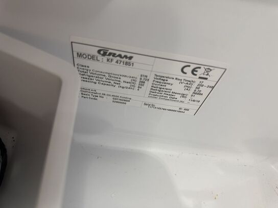 Køleskab med frys GRAM KF 471851