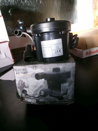 2 stk. luftpumpe, el