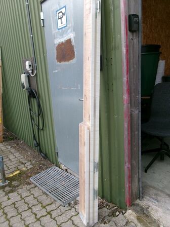 Karmsæt t/brand- og lyddør u/bund