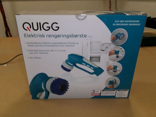 Rengøringsbørste batteridreven QUIGG