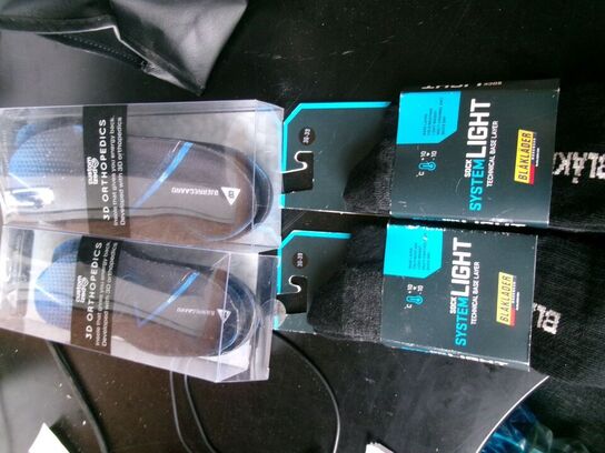 2 sæt såler, 2 sæt strømper