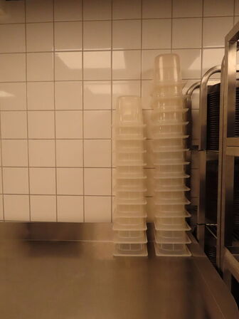 Stålbord på hjul GP PRODUCTION