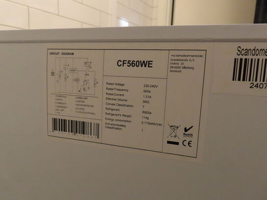 Kummefryser SCANDOMESTIC CF560WE