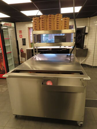 Varmebord på hjul med top GP PRODUCTION