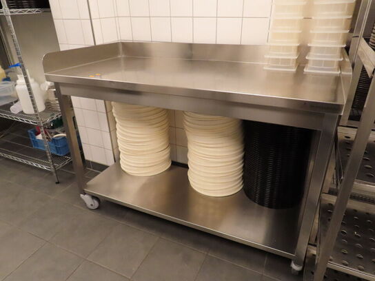 Stålbord på hjul GP PRODUCTION