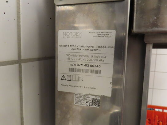 Hætteopvasker NORDISK CLEAN SOLUTIONS D2 Master