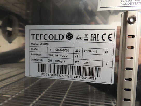 Fryseskab TEFCOLD UF600SS