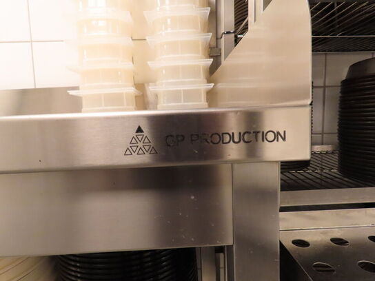 Stålbord på hjul GP PRODUCTION