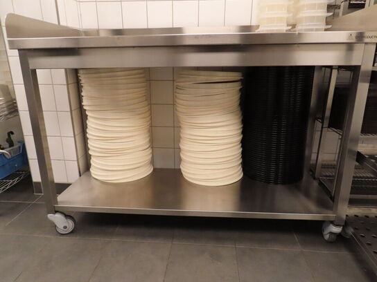 Stålbord på hjul GP PRODUCTION