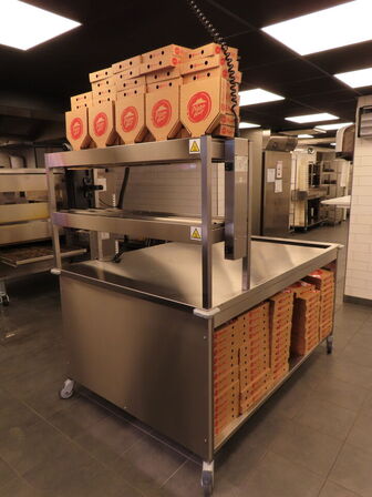 Varmebord på hjul med top GP PRODUCTION