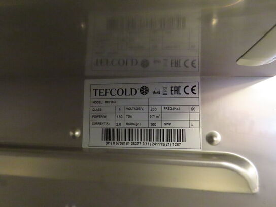 Displaykøleskab TEFCOLD RK710G