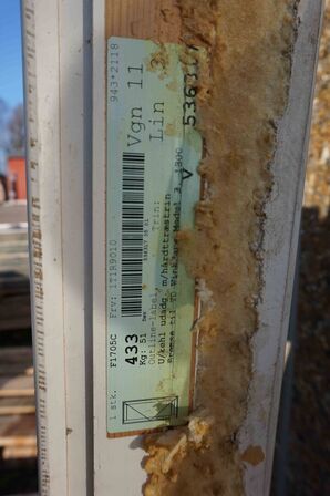 Terrassedør 94,5x212 cm (MOMSFRI) 