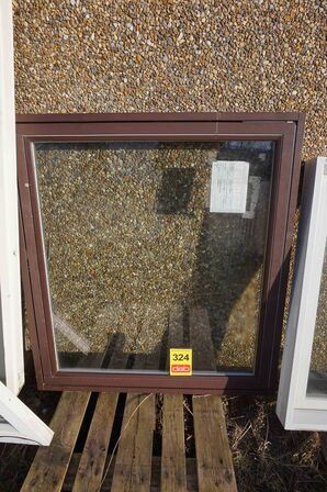 Rationel trævindue Tophæng/topstyret 131x119 cm (MOMSFRI) 