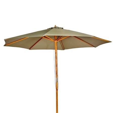 Casa parasol ø 300 x 260 cm træ grøn(ubrugt)
