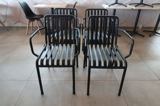 4 stk. armstol, HAY Palisade Black