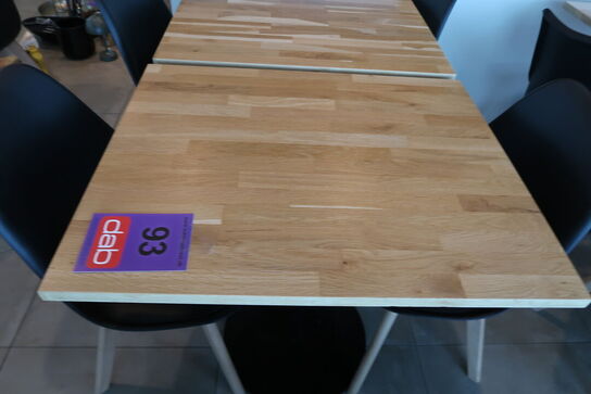 2 stk. Cafeborde med 4 stk. stole