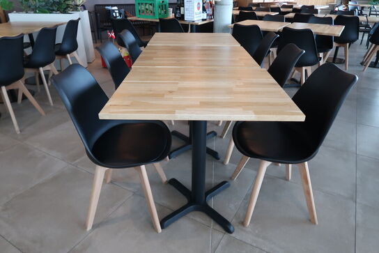 3 stk. Cafeborde med 6 stk. stole