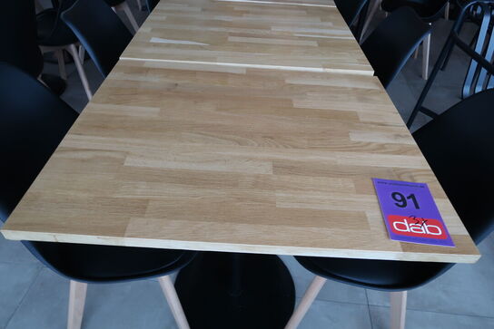 3 stk. Cafeborde med 6 stk. stole