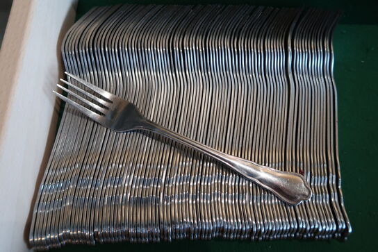 Stort parti bestik & glas