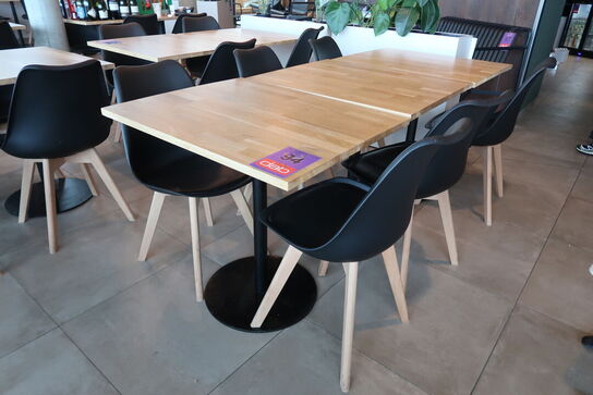 3 stk. Cafeborde med 6 stk. stole