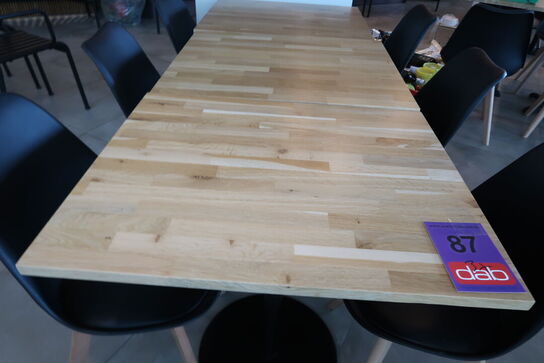 3 stk. Cafeborde med 6 stk. stole