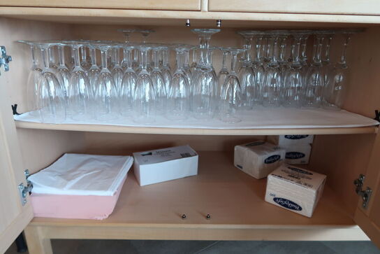 Stort parti bestik & glas