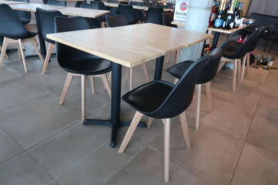 2 stk. Cafeborde med 4 stk. stole