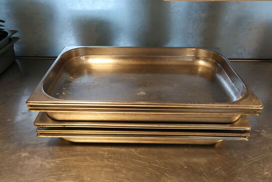 6 stk. gastrobakker 7L