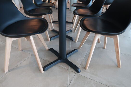 3 stk. Cafeborde med 6 stk. stole