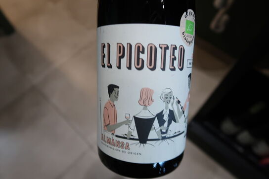 5 flasker Rødvin El Picoteo Almansa Uåbnet