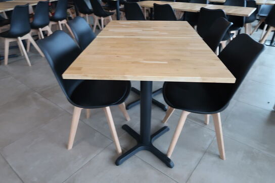 2 stk. Cafeborde med 4 stk. stole