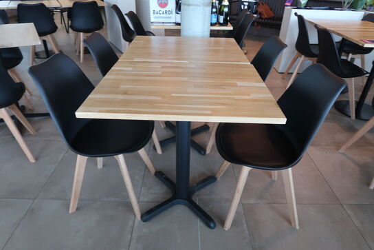 2 stk. Cafeborde med 4 stk. stole