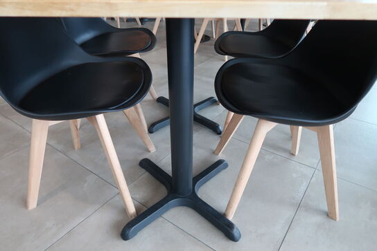 2 stk. Cafeborde med 4 stk. stole