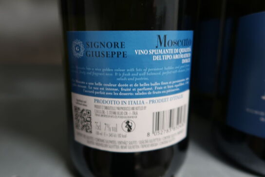 6 flasker Mousserende vin
