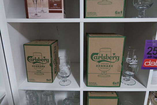 Stort parti glas & kopper mm.