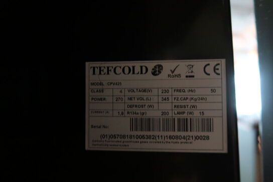 Vinkøleskab, Tefcold CPV425 