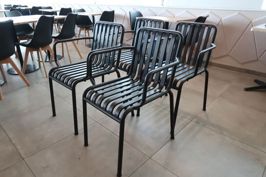 4 stk. armstol, HAY Palisade Black