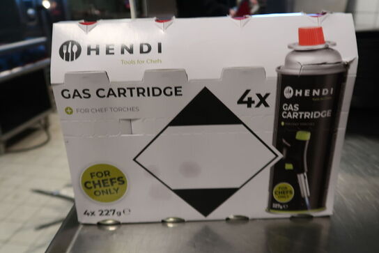 4 stk. gaspatroner, Hendi 227g